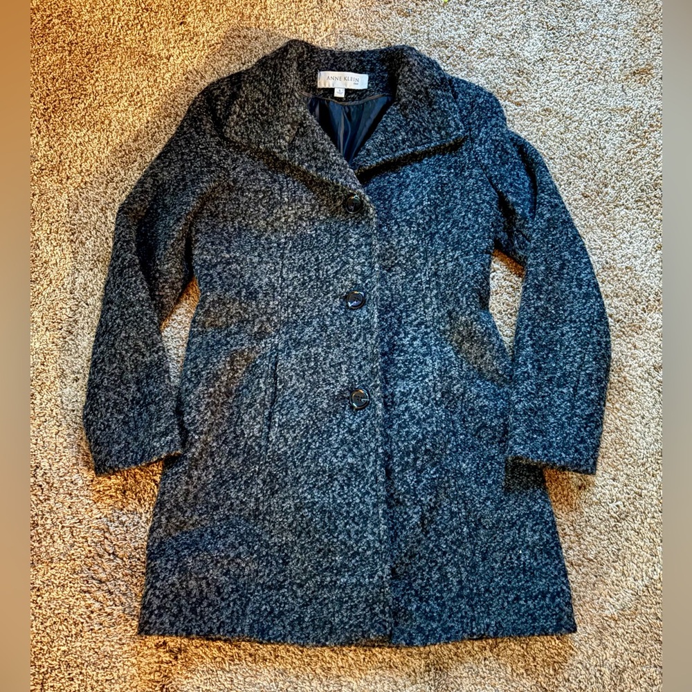 Vintage Anne Klein Wool Blend Coat